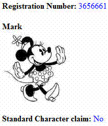 Mickey Mouse trademark example